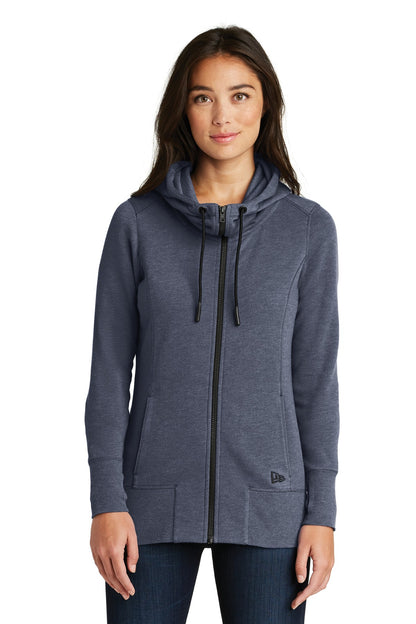 New Era® Ladies Tri-Blend Fleece Full-Zip Hoodie. LNEA511