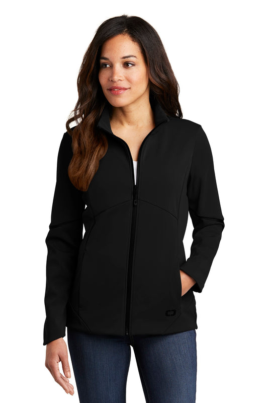 OGIO® Ladies Exaction Soft Shell Jacket. LOG725