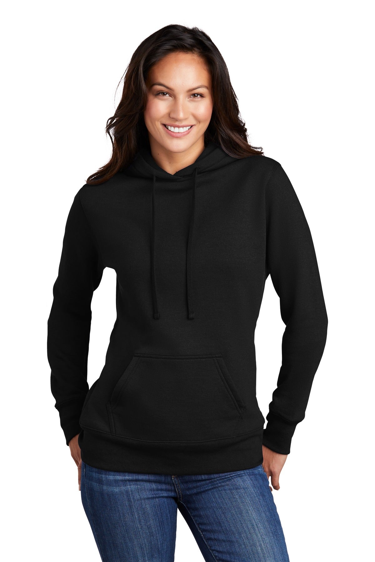 Port & Company® Ladies Core Fleece Pullover Hooded Sweatshirt LPC78H