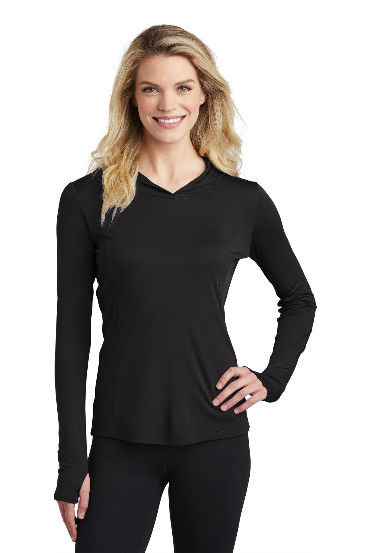Sport-Tek® Ladies PosiCharge® Competitor™ Hooded Pullover. LST358