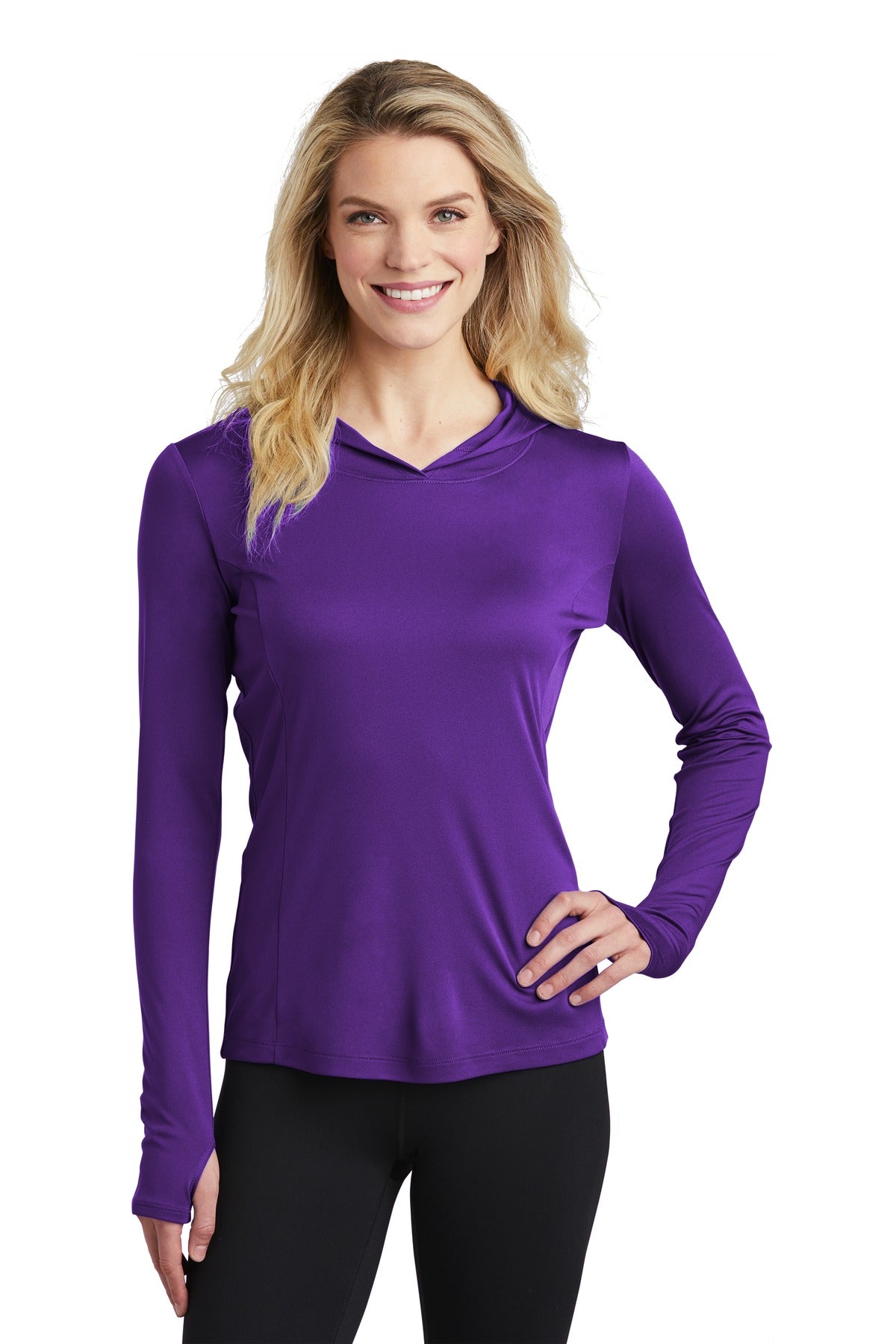 Sport-Tek® Ladies PosiCharge® Competitor™ Hooded Pullover. LST358