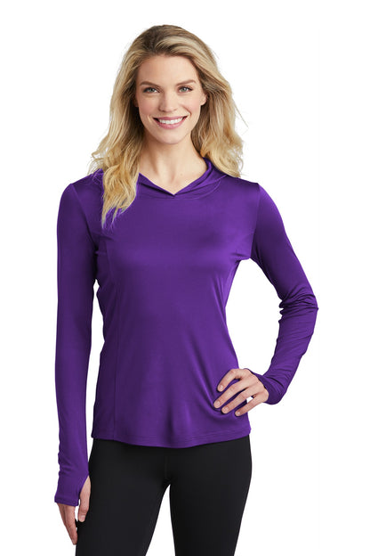 Sport-Tek® Ladies PosiCharge® Competitor™ Hooded Pullover. LST358