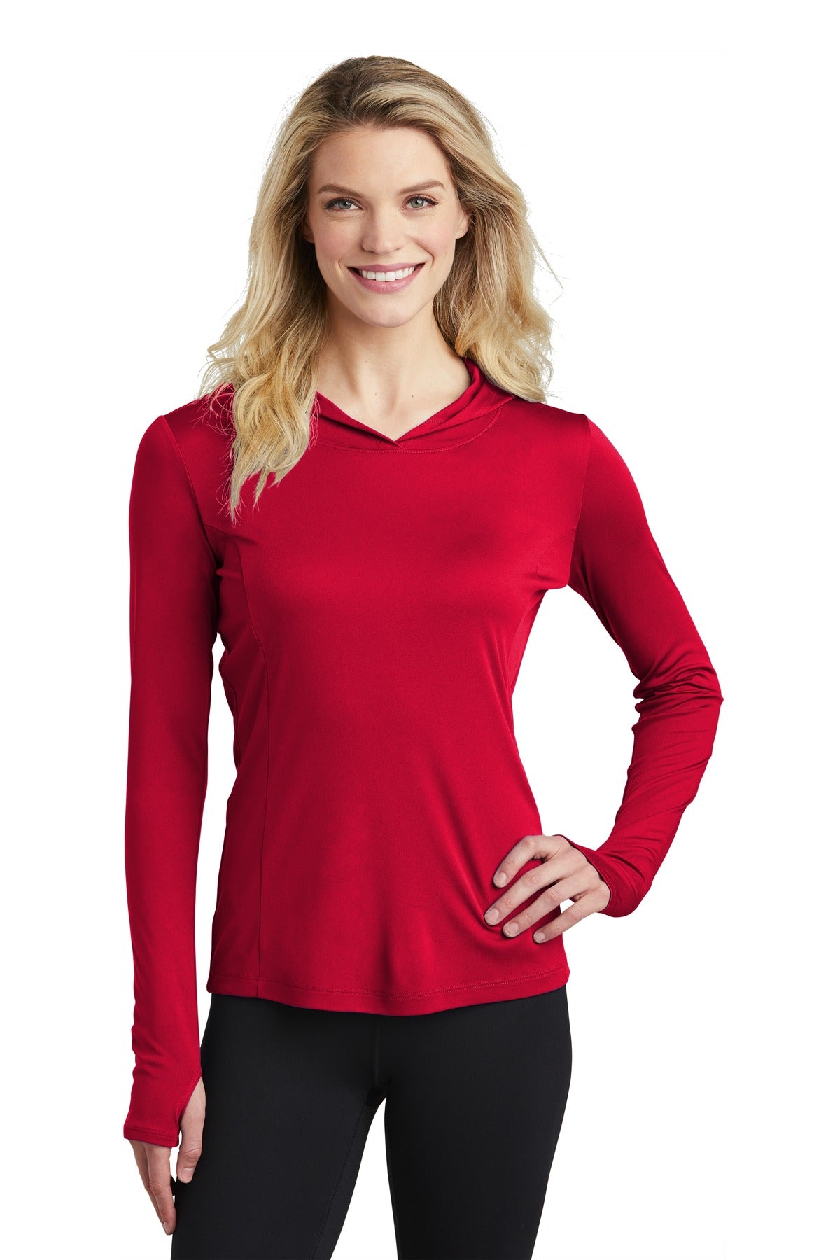 Sport-Tek® Ladies PosiCharge® Competitor™ Hooded Pullover. LST358