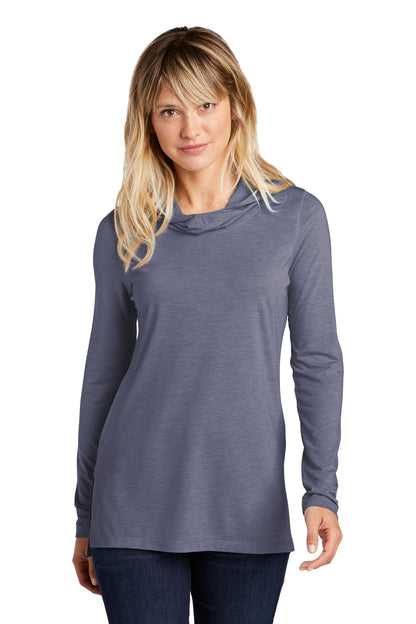 Sport-Tek® Ladies PosiCharge® Tri-Blend Wicking Long Sleeve Hoodie LST406