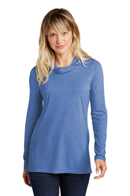 Sport-Tek® Ladies PosiCharge® Tri-Blend Wicking Long Sleeve Hoodie LST406