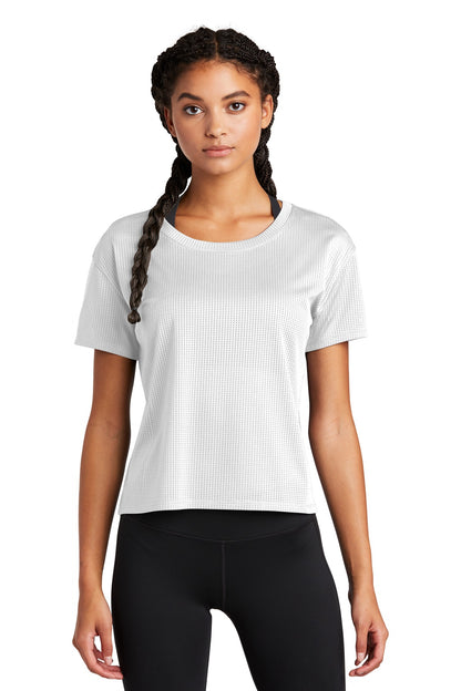 Sport-Tek® Ladies PosiCharge® Draft Crop Tee. LST411