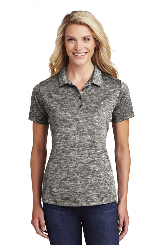 Sport-Tek® Ladies PosiCharge® Electric Heather Polo. LST590