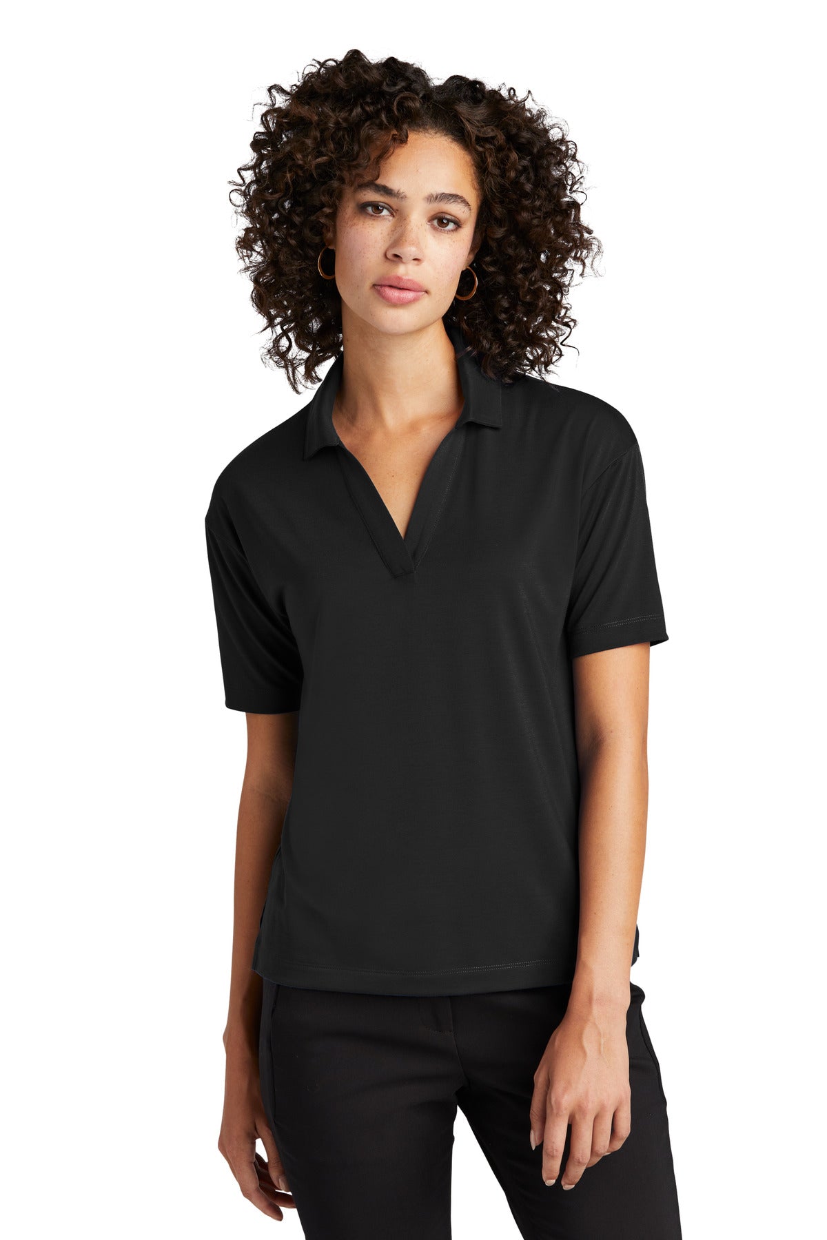 Mercer+Mettle™ Women's Stretch Jersey Polo MM1015