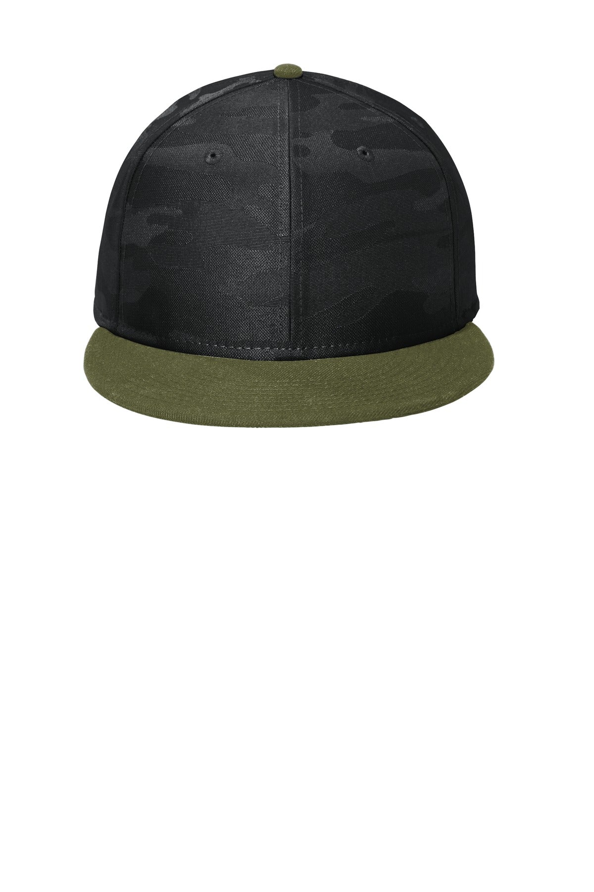 New Era® Camo Flat Bill Snapback Cap NE407