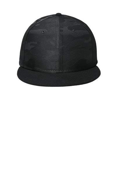 New Era® Camo Flat Bill Snapback Cap NE407