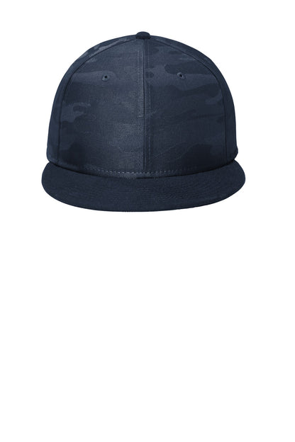 New Era® Camo Flat Bill Snapback Cap NE407