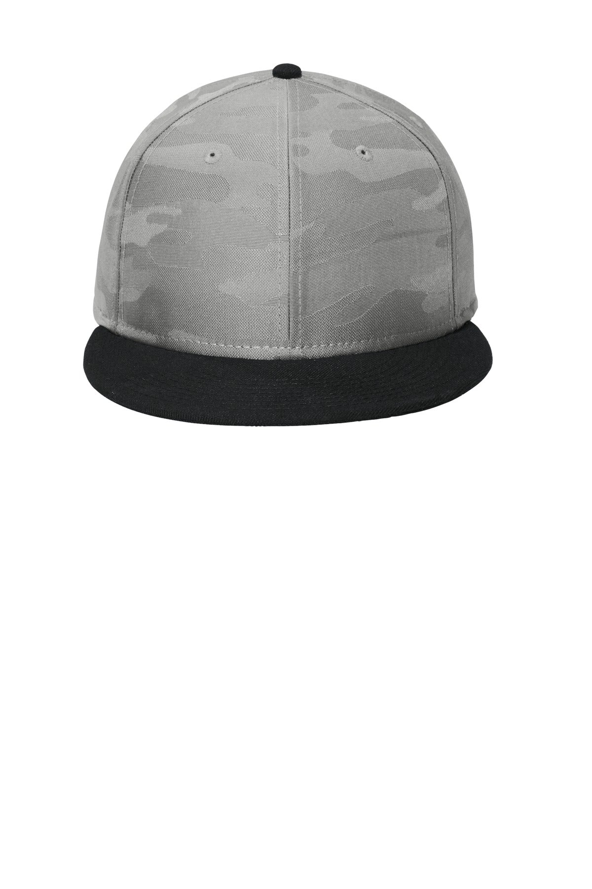 New Era® Camo Flat Bill Snapback Cap NE407
