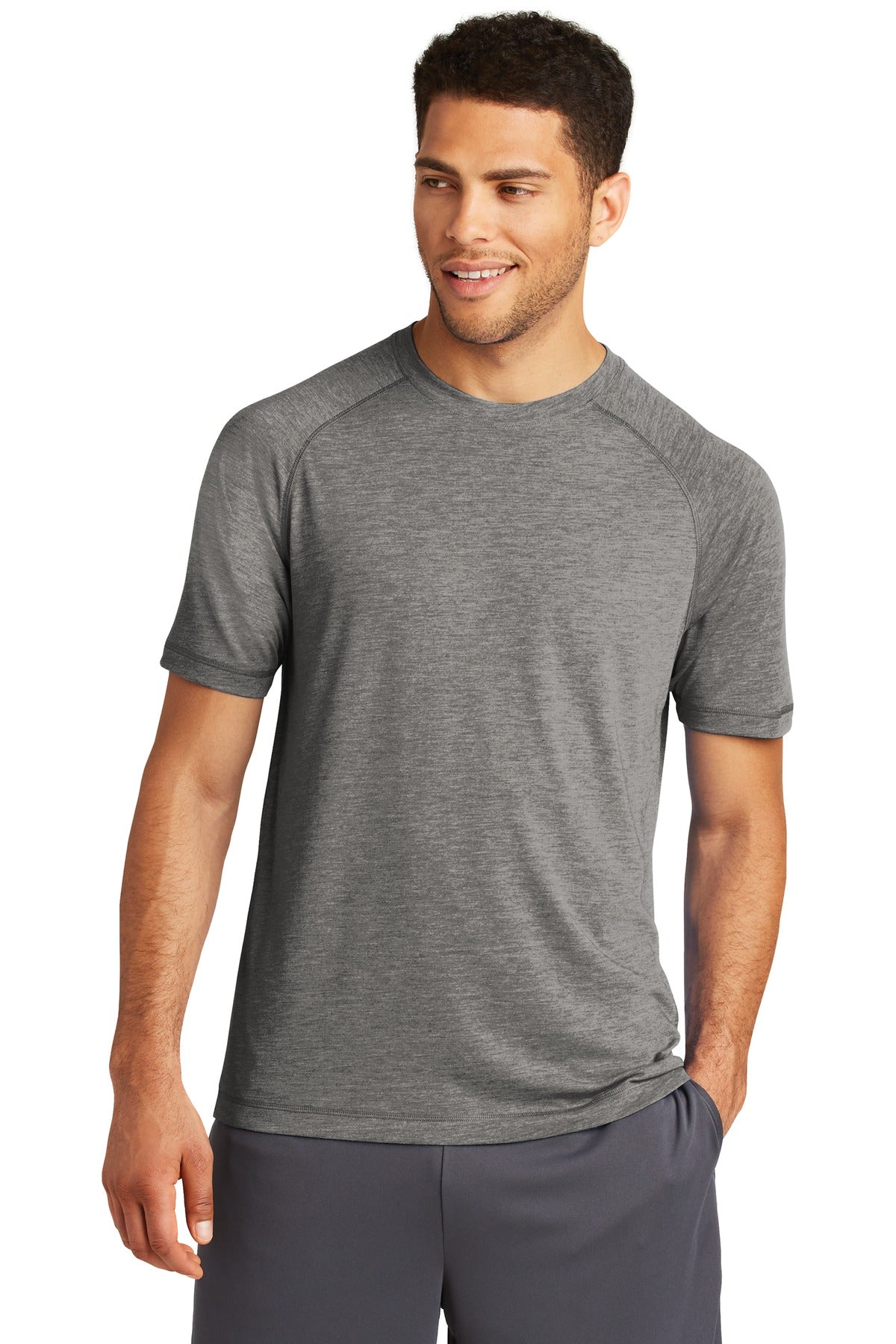 Sport-Tek® PosiCharge® Tri-Blend Wicking Raglan Tee. ST400
