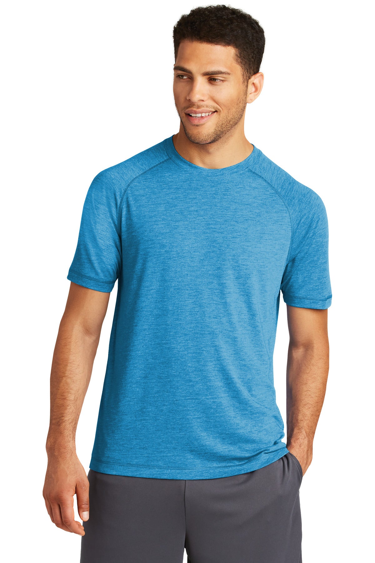 Sport-Tek® PosiCharge® Tri-Blend Wicking Raglan Tee. ST400
