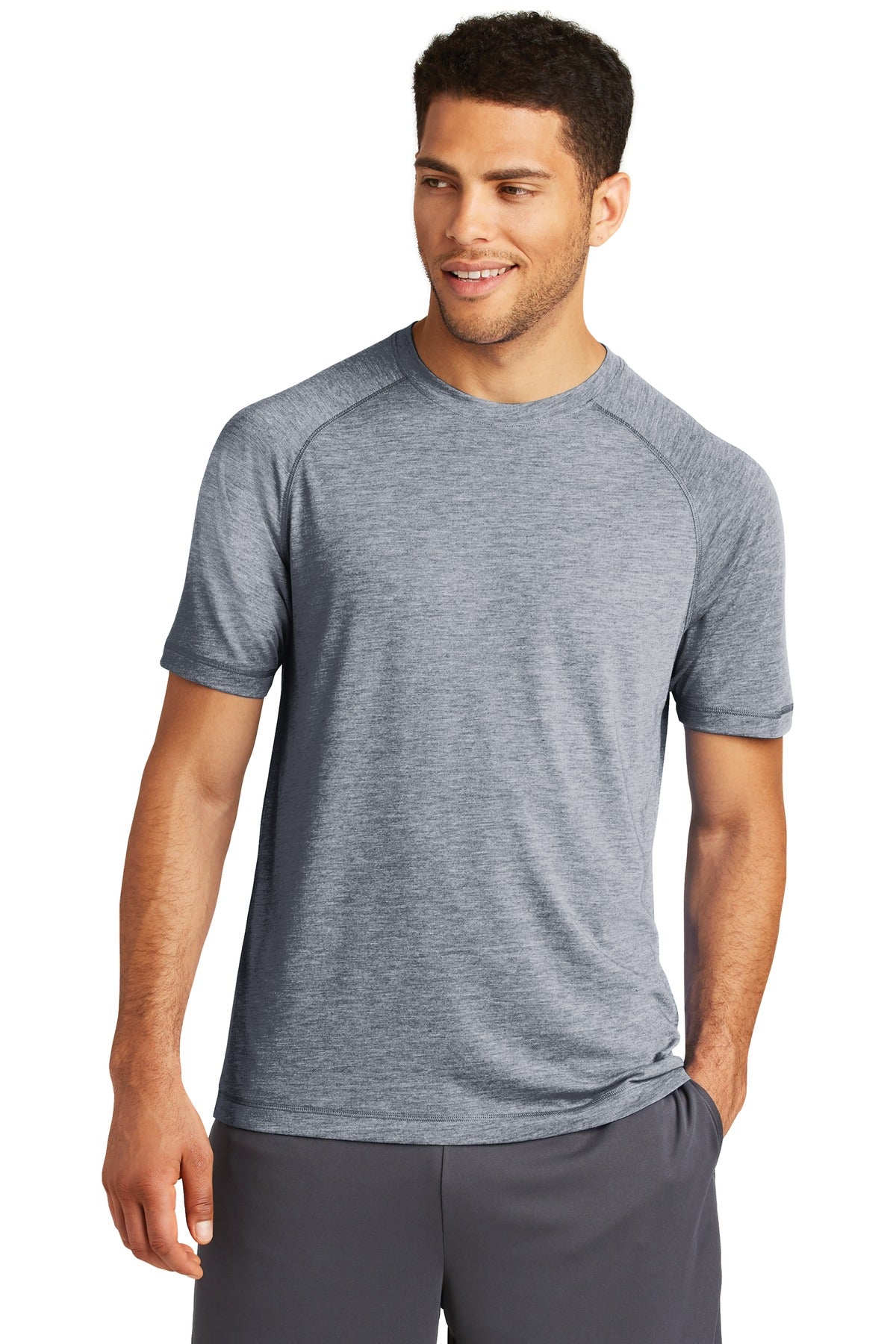 Sport-Tek® PosiCharge® Tri-Blend Wicking Raglan Tee. ST400