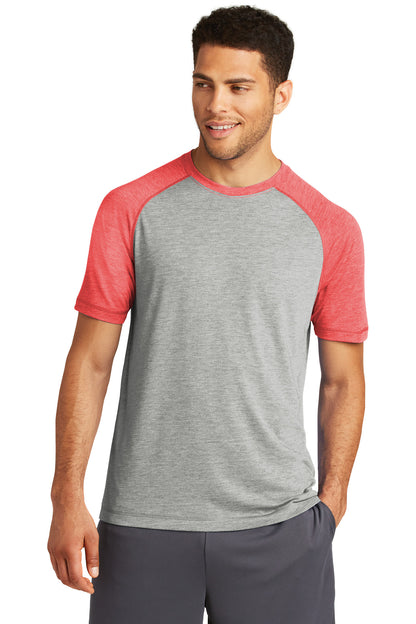 Sport-Tek® PosiCharge® Tri-Blend Wicking Raglan Tee. ST400