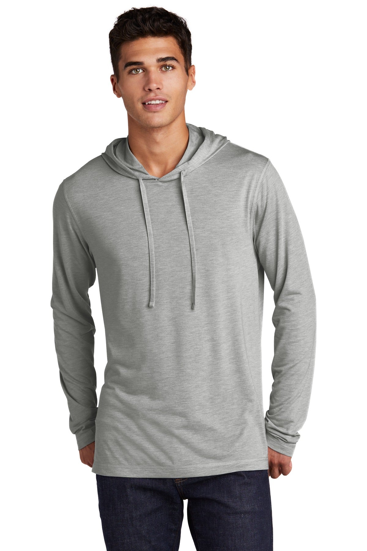 Sport-Tek® PosiCharge® Tri-Blend Wicking Long Sleeve Hoodie ST406