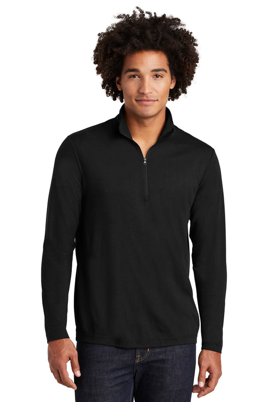 Sport-Tek® PosiCharge® Tri-Blend Wicking 1/4-Zip Pullover. ST407