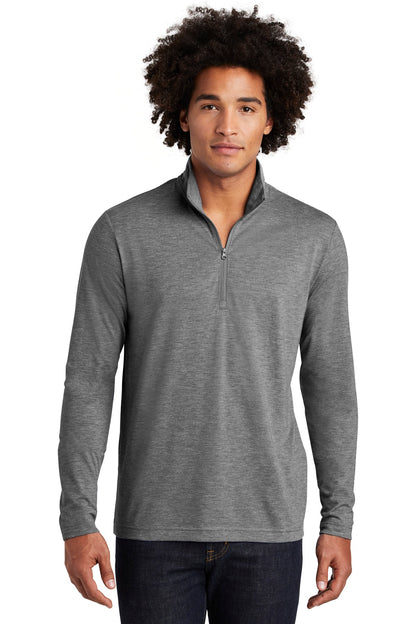 Sport-Tek® PosiCharge® Tri-Blend Wicking 1/4-Zip Pullover. ST407