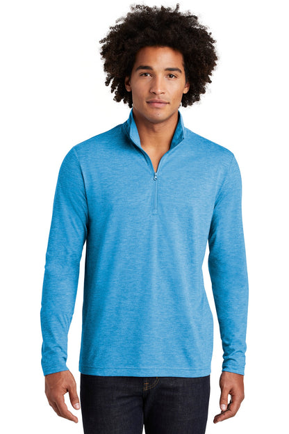 Sport-Tek® PosiCharge® Tri-Blend Wicking 1/4-Zip Pullover. ST407