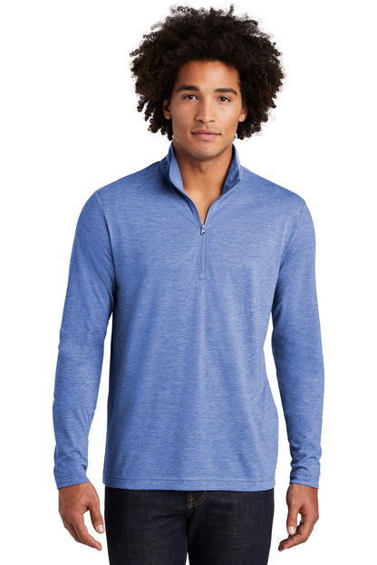 Sport-Tek® PosiCharge® Tri-Blend Wicking 1/4-Zip Pullover. ST407