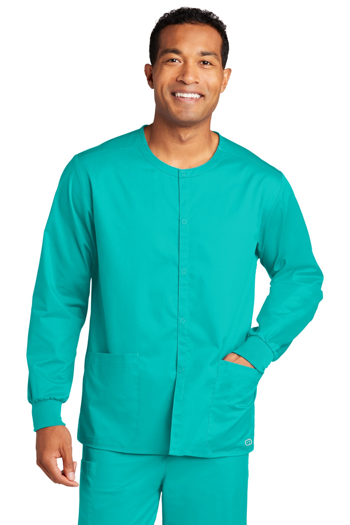 WonderWink® Unisex WorkFlex™ Snap-Front Scrub Jacket WW3080