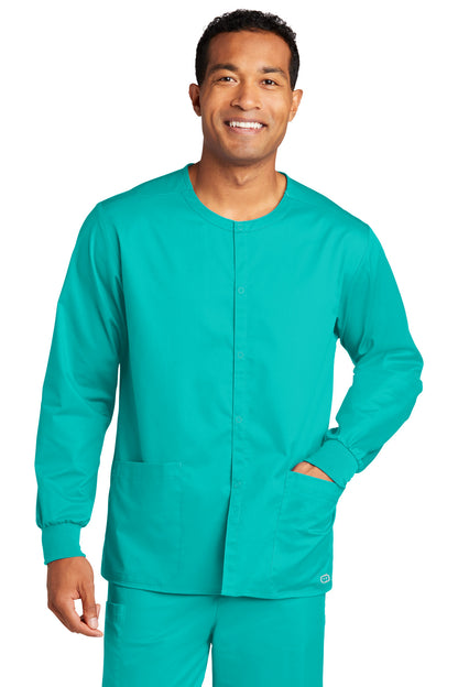 WonderWink® Unisex WorkFlex™ Snap-Front Scrub Jacket WW3080
