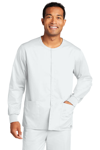 WonderWink® Unisex WorkFlex™ Snap-Front Scrub Jacket WW3080