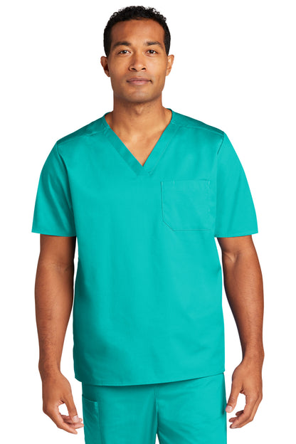 WonderWink® Unisex WorkFlex™ Chest Pocket V-Neck Top WW3160