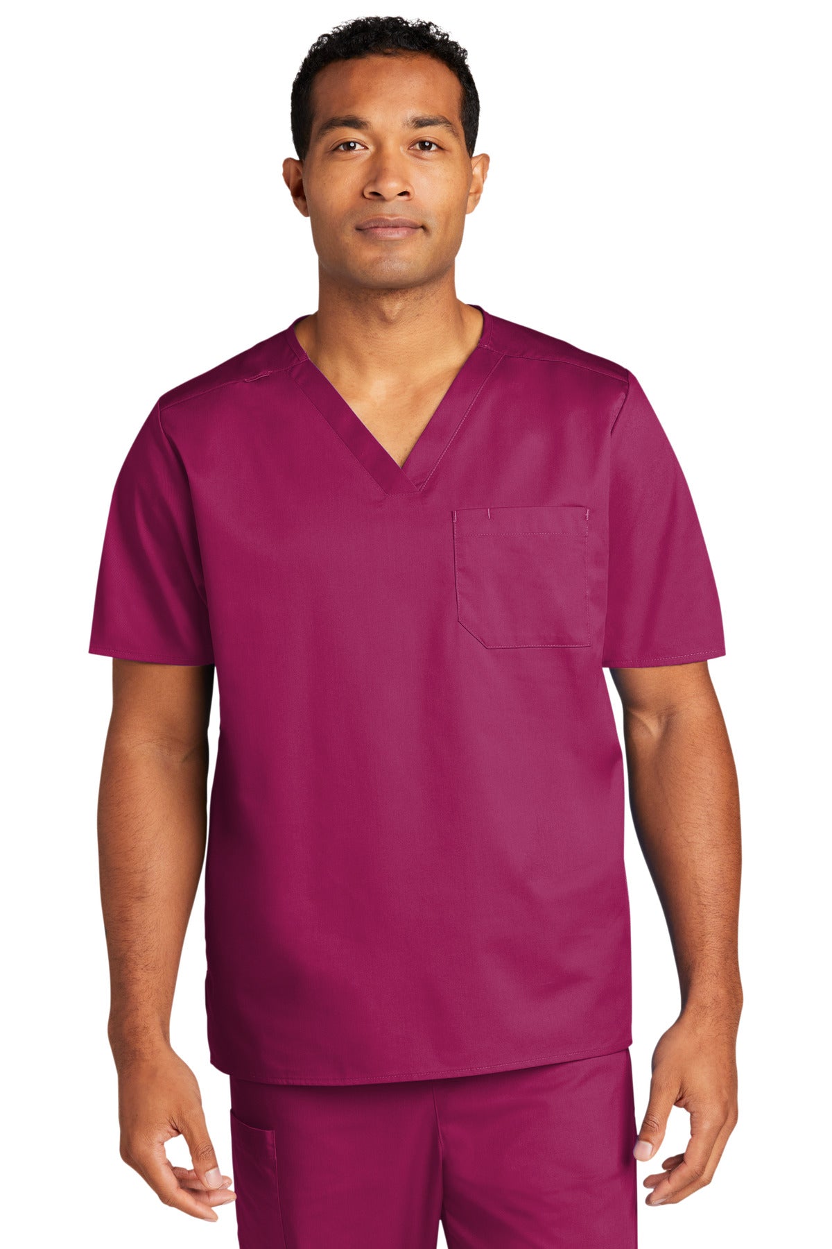 WonderWink® Unisex WorkFlex™ Chest Pocket V-Neck Top WW3160