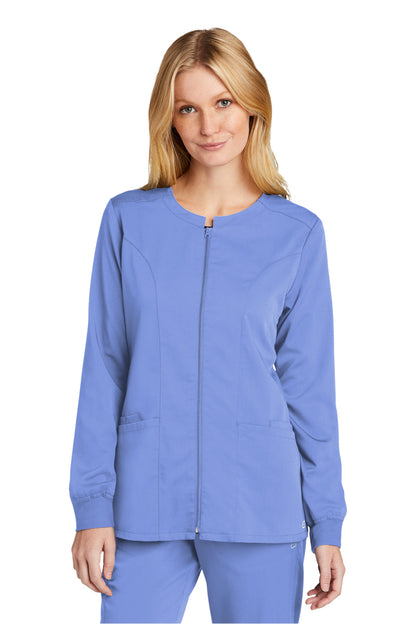WonderWink® Women's Premiere Flex™ Full-Zip Scrub Jacket WW4088