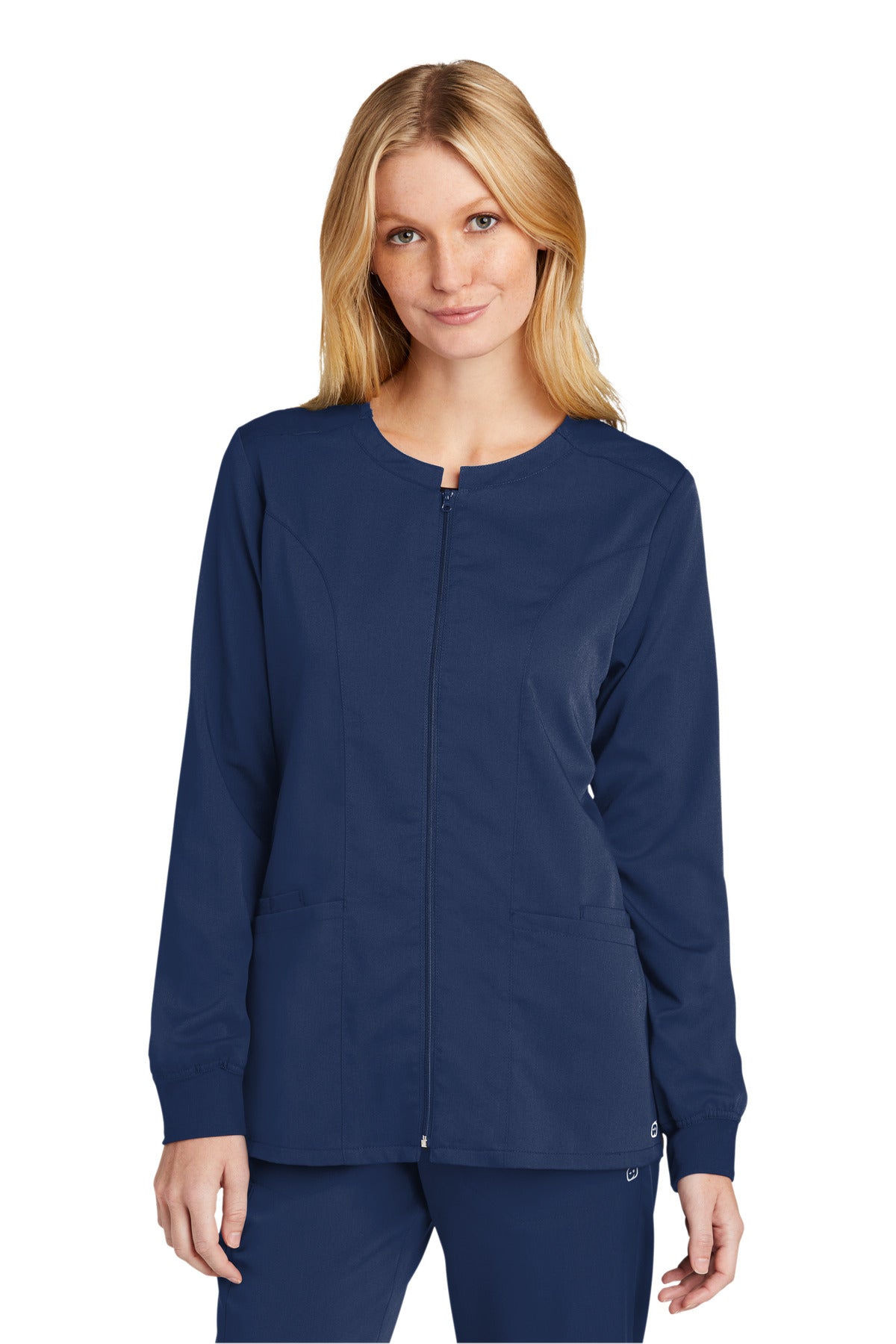 WonderWink® Women's Premiere Flex™ Full-Zip Scrub Jacket WW4088
