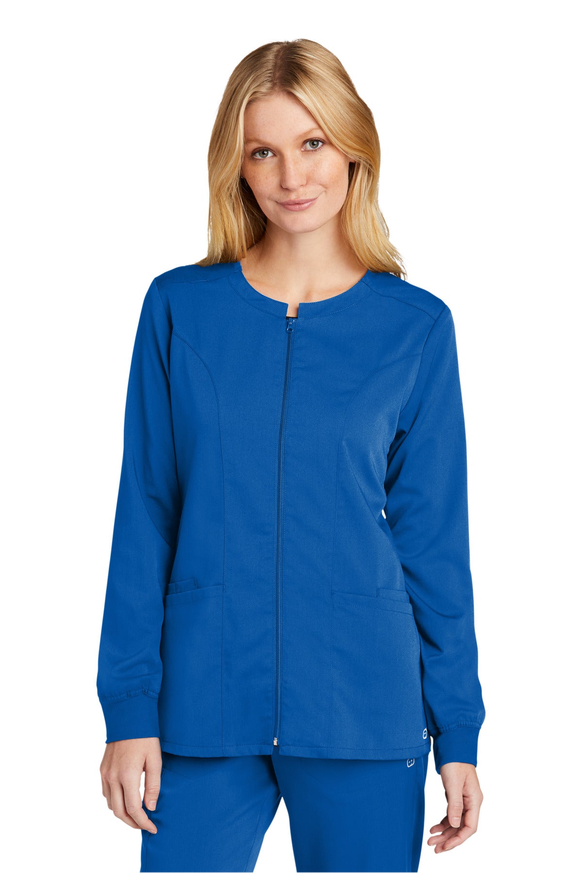 WonderWink® Women's Premiere Flex™ Full-Zip Scrub Jacket WW4088