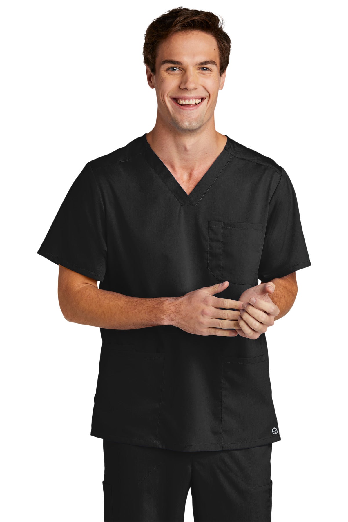 WonderWink® Men's Premiere Flex™ V-Neck Top WW5068