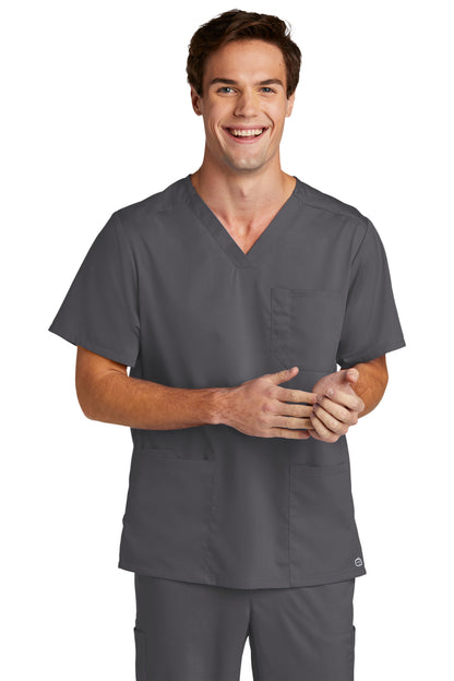 WonderWink® Men's Premiere Flex™ V-Neck Top WW5068