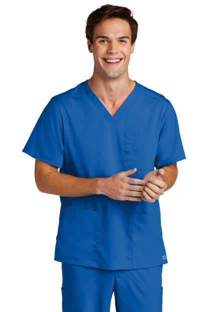 WonderWink® Men's Premiere Flex™ V-Neck Top WW5068