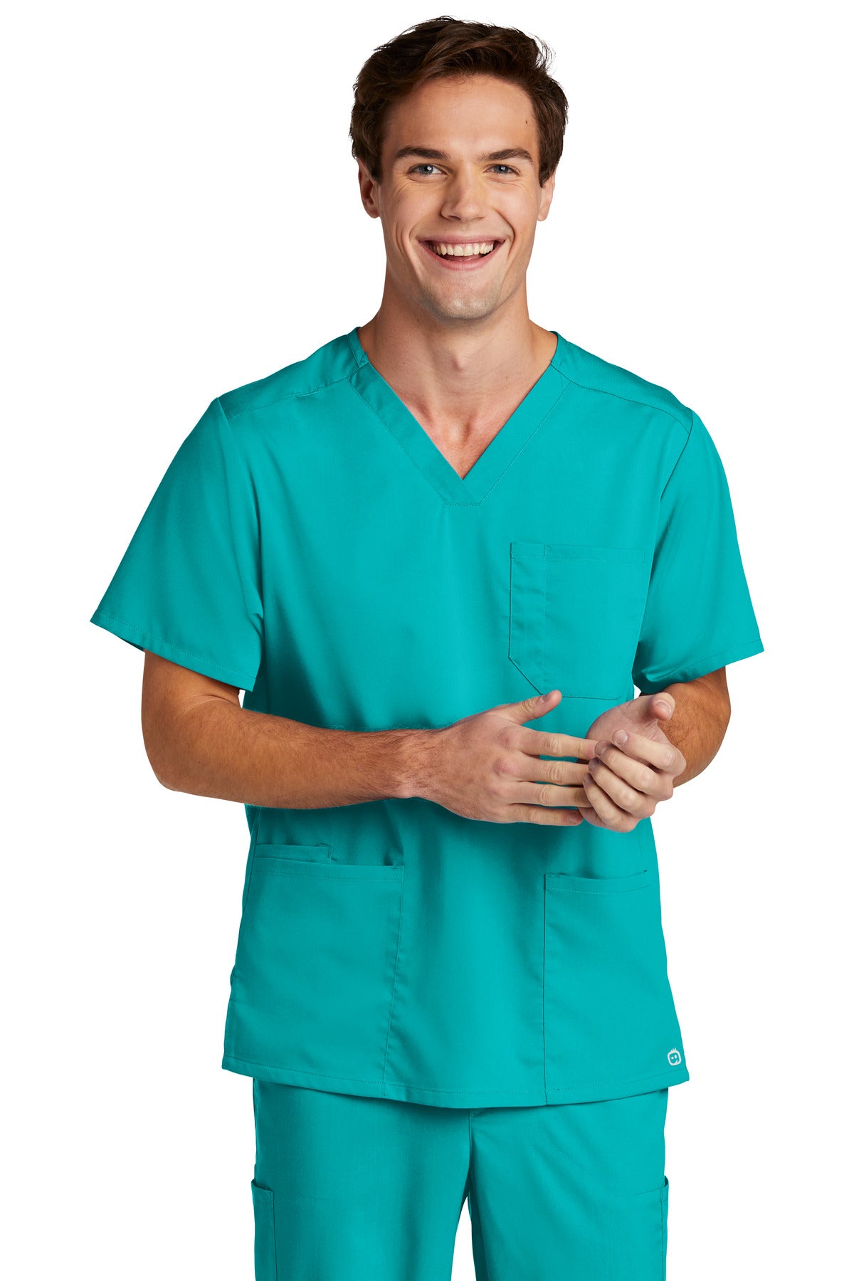 WonderWink® Men's Premiere Flex™ V-Neck Top WW5068