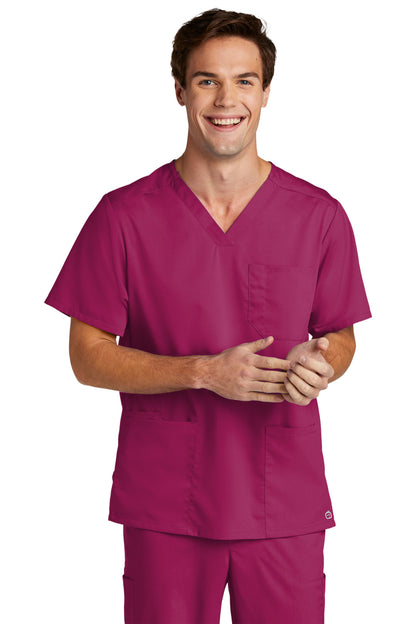 WonderWink® Men's Premiere Flex™ V-Neck Top WW5068