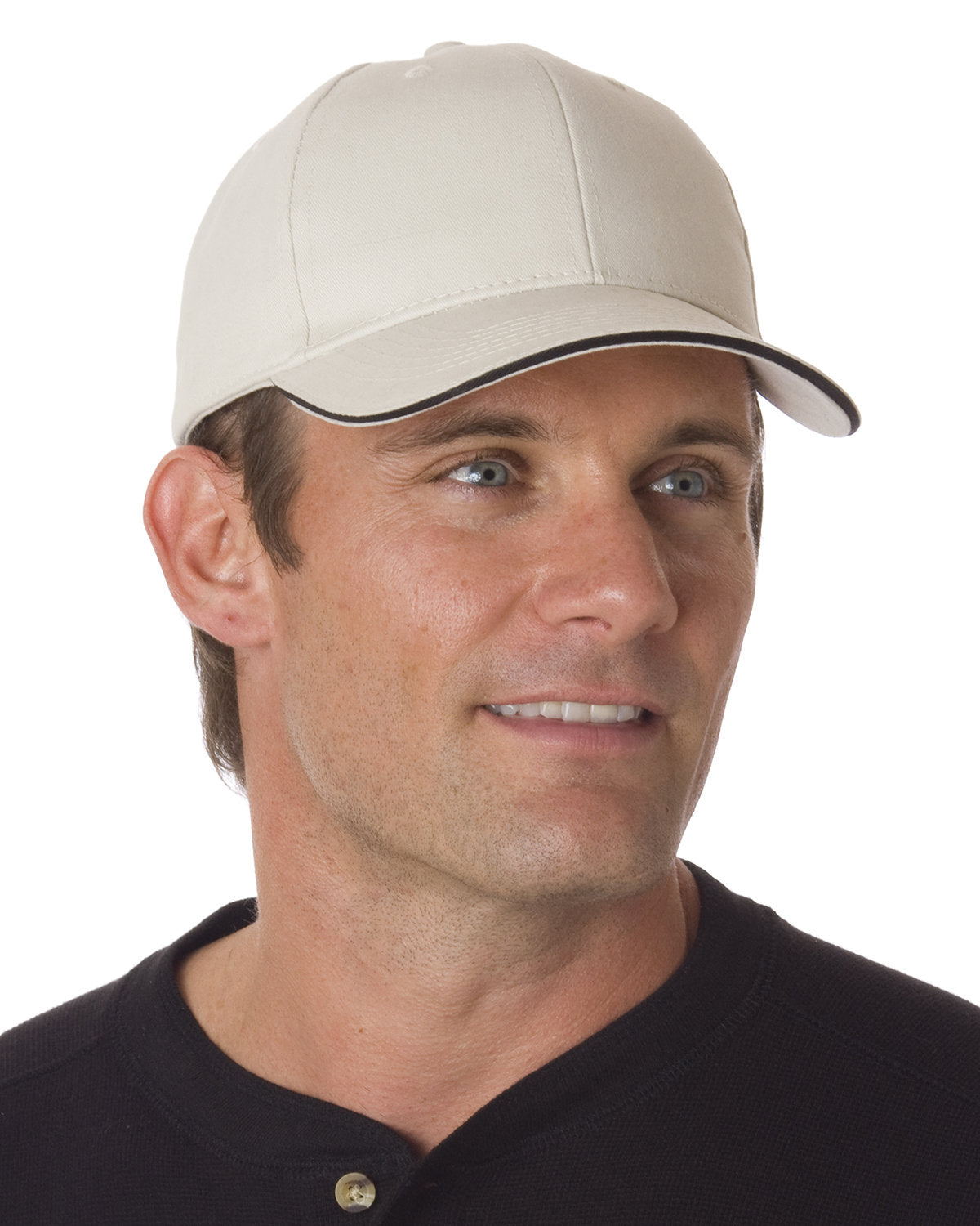 100% Brushed Cotton Twill Structured Sandwich Cap BA3621