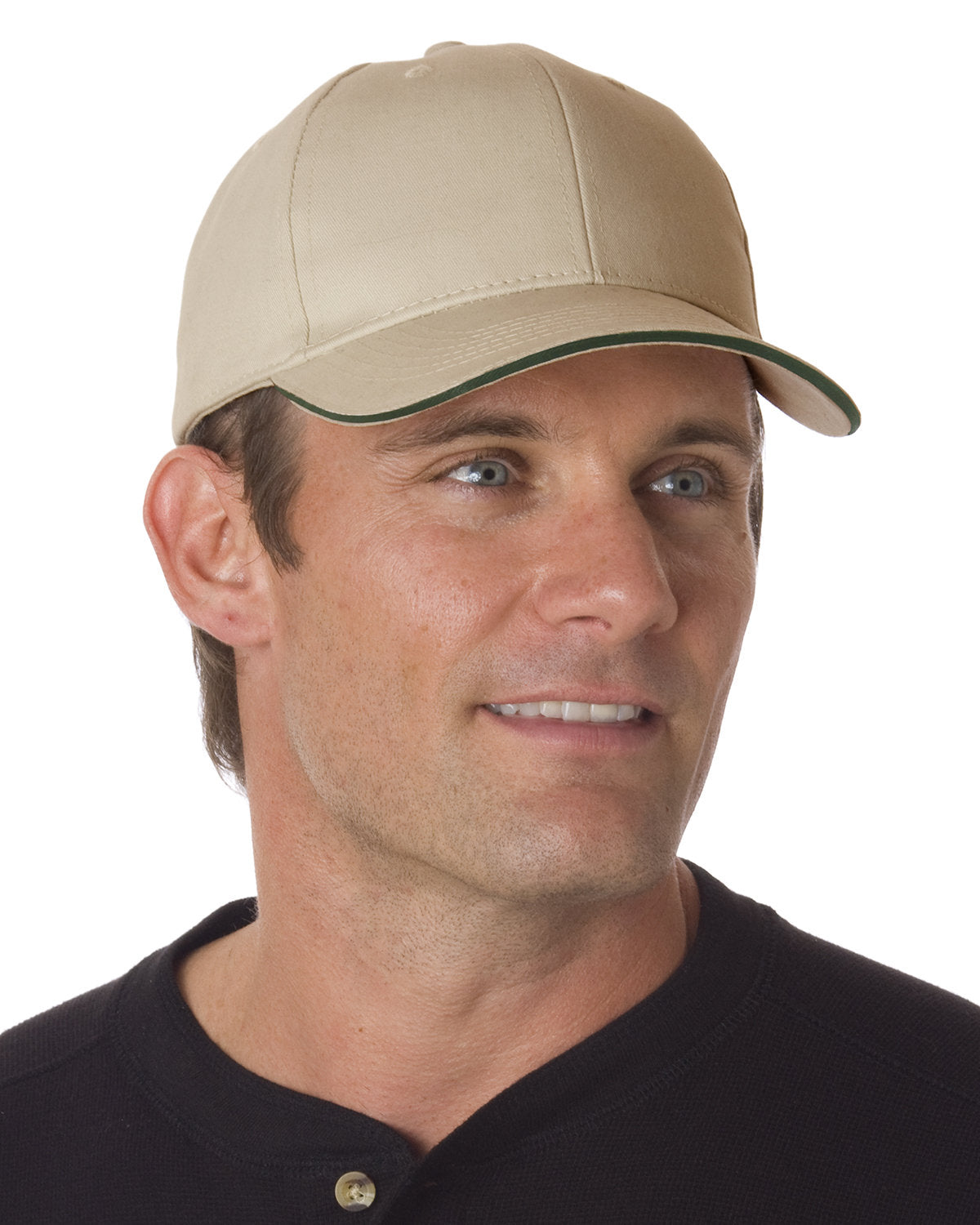 100% Brushed Cotton Twill Structured Sandwich Cap BA3621