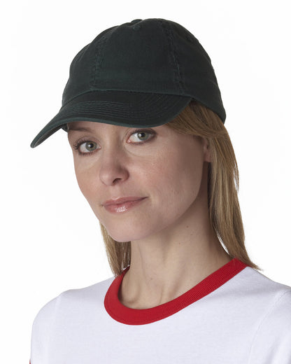 100% Washed Chino Cotton Twill Unstructured Cap BA3630